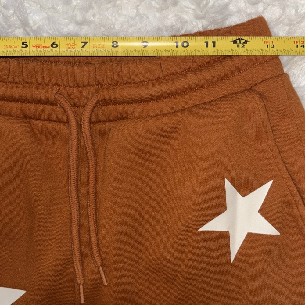 Zenana Star Pattern Fleece Crew Neck Sweatshirt & Joggers Set, Size S - Picture 12 of 17